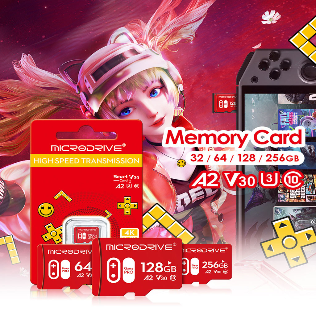Thẻ Nhớ MicroSD MicroDrive Game Pro Class 10 A2 V30 U3
